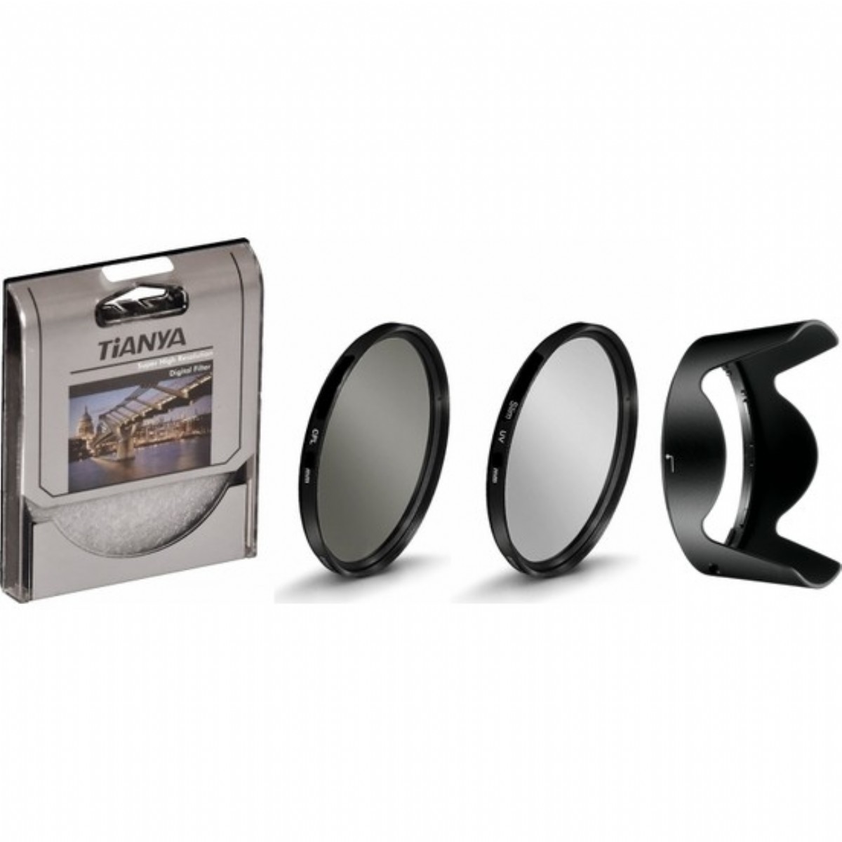 	 Fotoğraf Makinesi Bileşenleri | Canon 18-135Mm Lens için Slim MC Uv + Cpl Polarize Filtre + Ew-73b Parasoley - Tianya | 487587 |  | 
