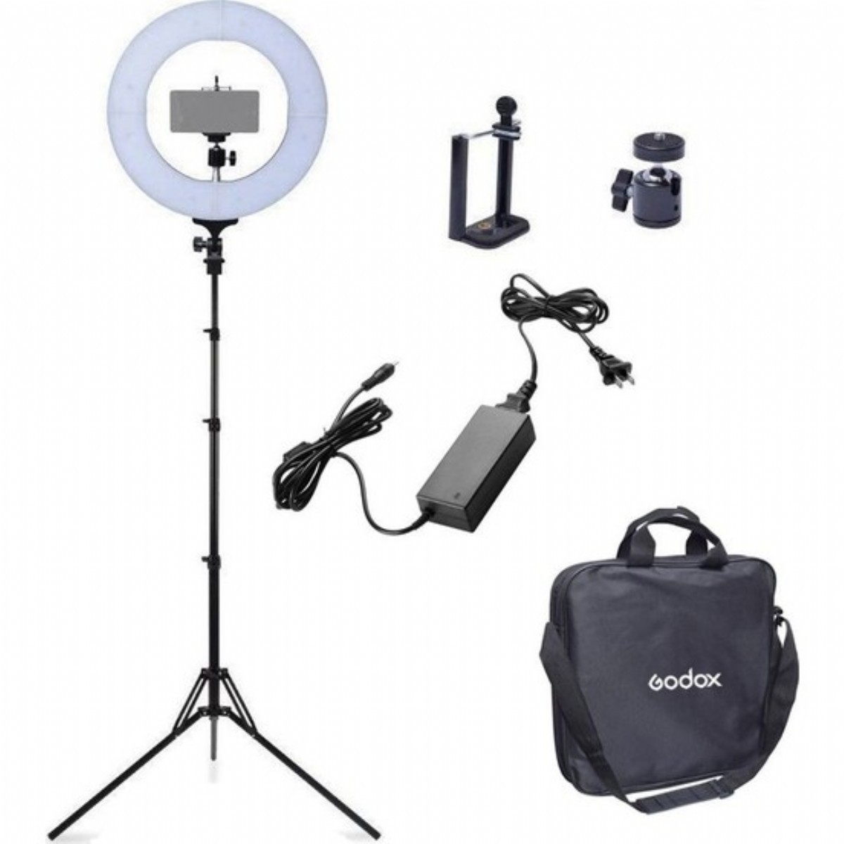 Video Kamera Bileşenleri | Godox Ring Işık 80 W Bicolor Youtuber Kit,Makeup Kit,Blogger Led 500 | 5436 |  | 