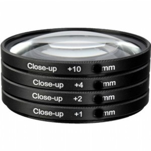 Dhd Canon 50mm F1.8 II Lens için 52mm Close Up +1 +2 +4 +10 Macro Makro 4 lü Filtre Seti